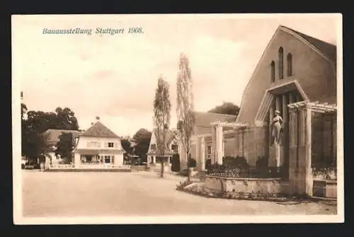 AK Stuttgart, Bauausstellung 1908