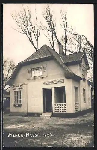 AK Wien, Messe 1922, Österreichische Baustoff-Industrie, Einfamilien-Haus Slama