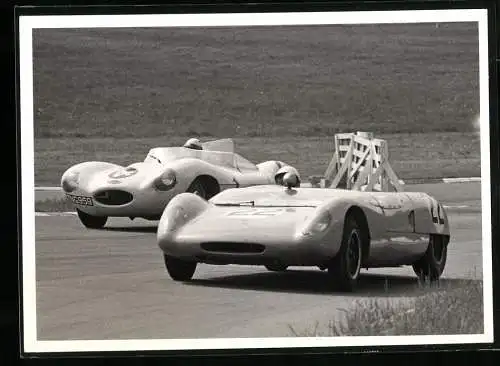 Fotografie E. Selwyn-Smith, Auto Lotus Rennwagen Startnummer 22