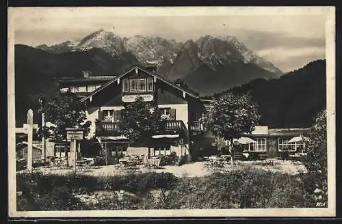 AK Partenkirchen, Restaurant und Café Kochelberg von Michael Erhardt