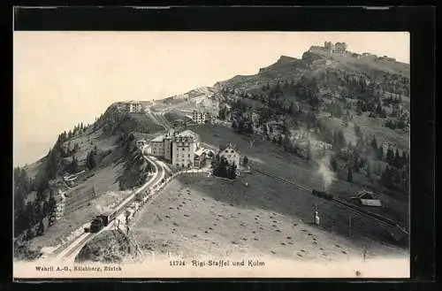 AK Rigi-Staffel, Bergbahn und Kulm