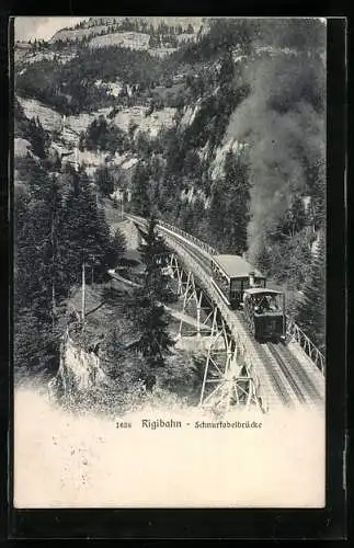 AK Rigibahn, Schnurtobelbrücke