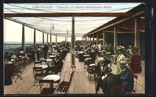 AK Lido-Venezia, Terrazza del Grande Stabilimento Bagni