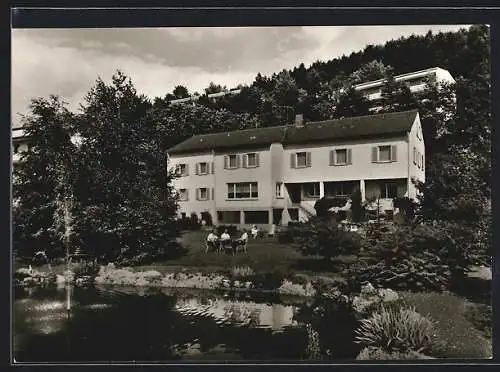 AK Bad Neustadt / Saale, Pension Haus Bonfig, Herschfelderstrasse 27