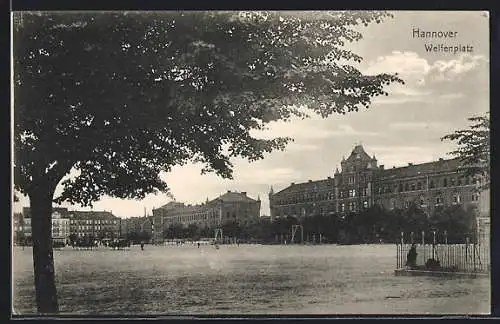 AK Hannover, Welfenplatz mit Kaserne