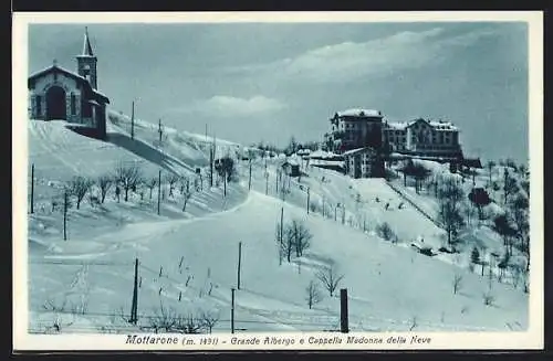 AK Mottarone, Grande Albergo e Cappella Madonna della Neve