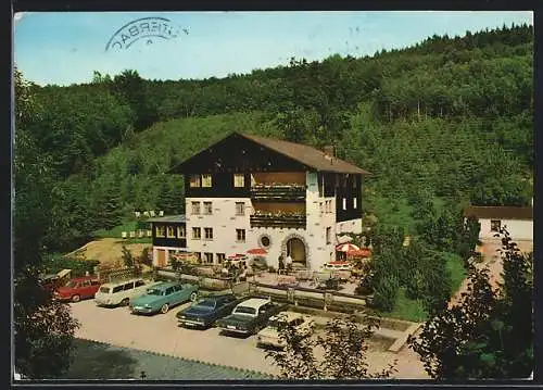 AK Rothenkirchen / Hünfeld, Der Waldgasthof Forellen-Rainmühle v. V. Kemler