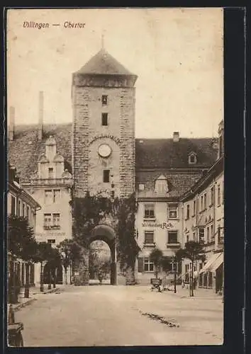 AK Villingen / Schwarzwald, Weinhandlung Roth am Obertor