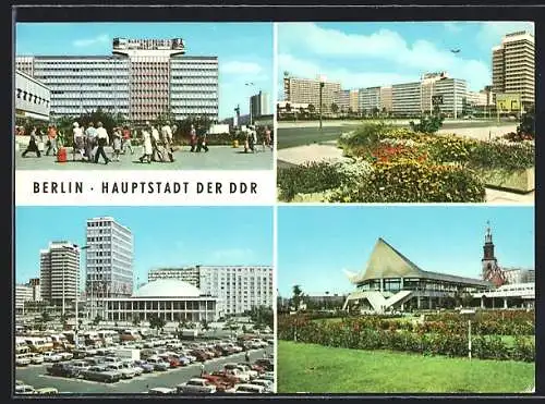 AK Berlin, Haus des Lehrers und Kongresshalle, Fersehturm, Haus der Elektroindustrie