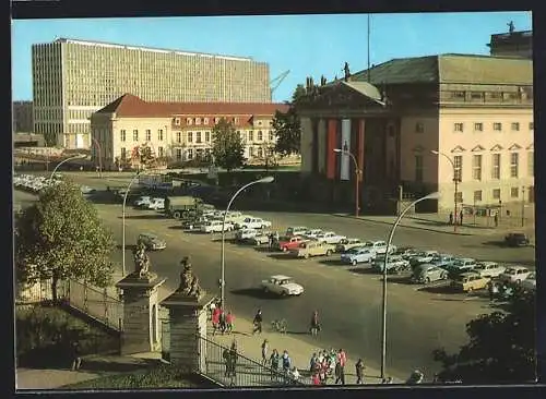 AK Berlin, Neubauten an der deutschen Staatsoper