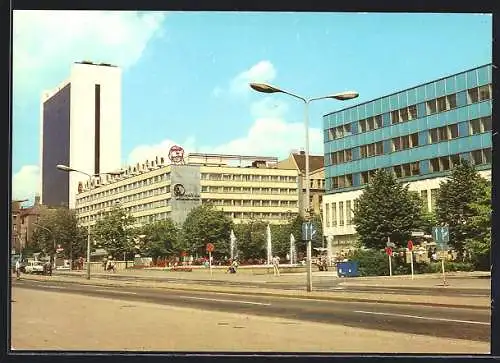 AK Berlin, Internationales Handelszentrum und Interhotel Unter den Linden