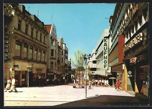 AK Lüdenscheid /Märkisches Sauerland, Kaufhof in der Fussgängerzone Altenaer Strasse