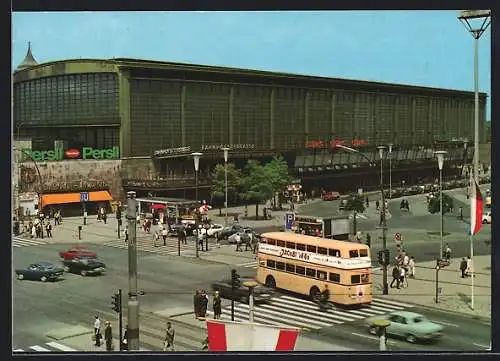 AK Berlin, Blick auf den Bahnhof Zoo