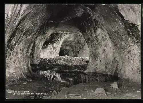 Fotografie unbekannter Fotograf, Ansicht Utanför Linderberg, Bergwerk, Minenschacht Sala Silvergruva