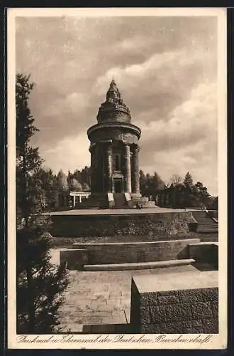 AK Eisenach, Partie am Burschenschaftsdenkmal