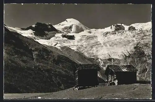 AK Saas-Fee, Allalinhorn und Feegletscher