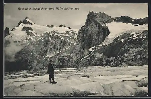 AK Ruchen und Kalkschien vom Hüfigletscher aus