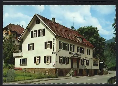 AK Langenbrand /Murgtal, Gasthaus-Pension Murgtäler Hof, Inh. Adolf Gerstner