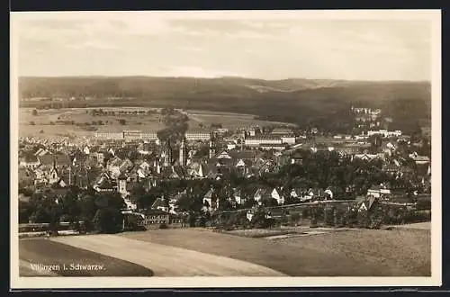 AK Villingen / Schwarzwald, Panoramaansicht