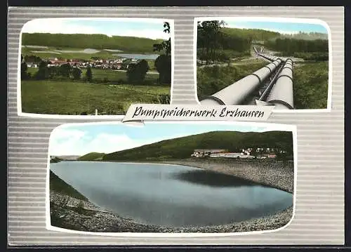 AK Erzhausen / Einbeck, Pumpspeicherwerk, Ortsansicht