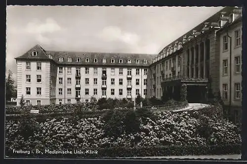 AK Freiburg i. Br., Medizinische Univ.-Klinik mit Einfahrt