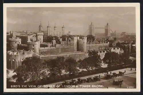 AK London, The Tower of London & Tower Bridge