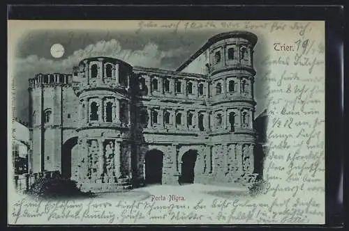 Mondschein-AK Trier, Die Porta Nigra