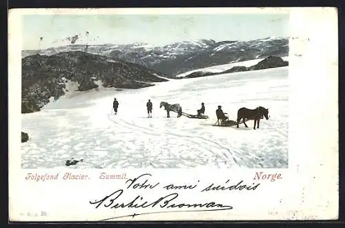 AK Folgefond Glacier, Summit