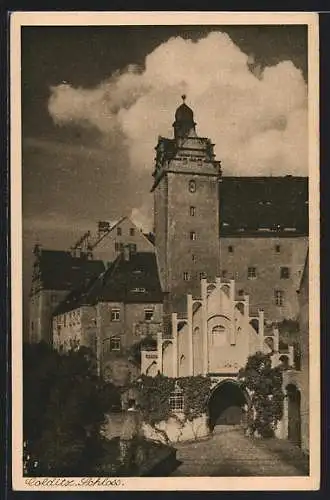 AK Colditz, Blick auf das Schloss