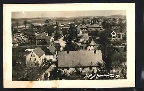 AK Pretzschendorf /Erzg., Teilansicht mit Strassenpartie