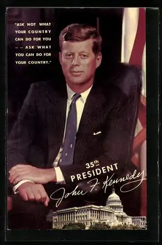 AK John F. Kennedy, 35th President, Zitat
