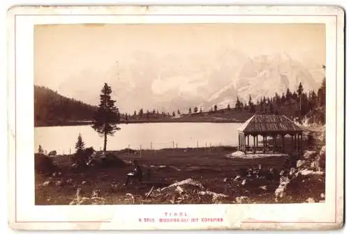 Fotografie Alois Beer, Klagenfurt, Ansicht Misurina-See, Blick über den See mit Sorapiss