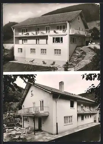 AK Wildbad /Schwarzwald, Gästehaus des Cafe Bechtle