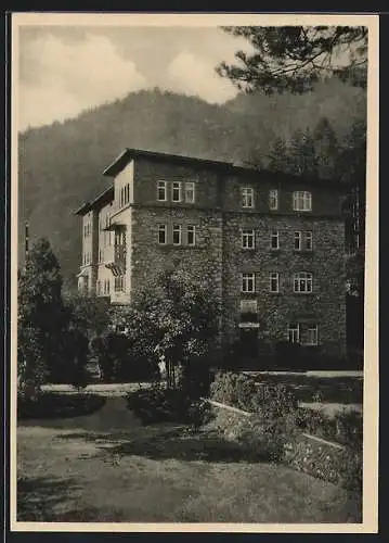 AK Oberaudorf, Aussenansicht des Rosenthal-Erholungsheims Grafenburg