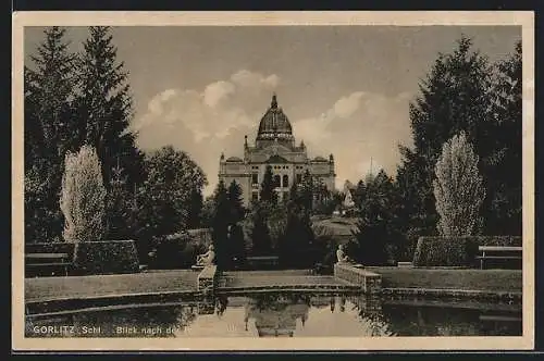 AK Görlitz, Blick zur Ruhmeshalle