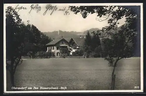 AK Oberaudorf am Inn, Riemerschmid-Stift im Grünen