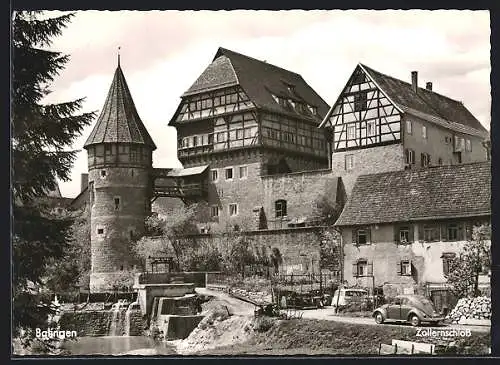 AK Balingen, VW Käfer am Zollernschloss