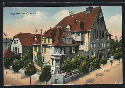 AK Alt-Homberg / Rhein, Partie am Franz-Haniel-Gymnasium