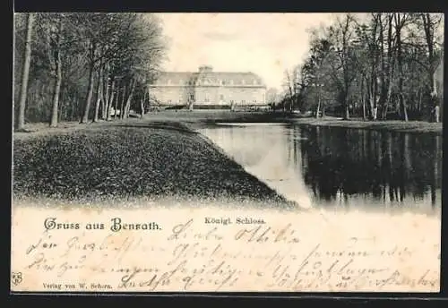 AK Benrath, Anlagen vor dem Königlichen Schloss