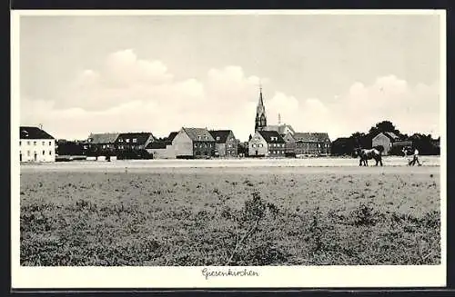 AK Giesenkirchen, Teilansicht mit Kirche