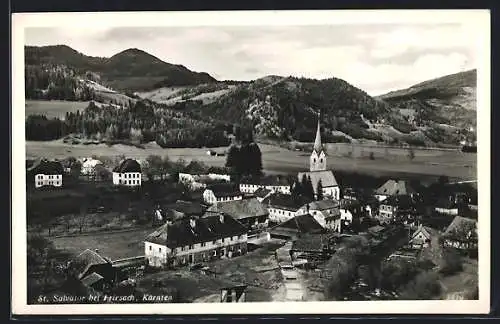 AK Friesach /Kärnten, St. Salvator, Totalansicht