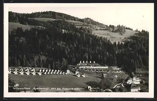 AK Micheldorf /Kärnten, Höhenluftbad Agathenhof in Hirt aus der Vogelschau