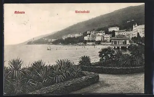 AK Abbazia, Blick in die Slatina Bucht