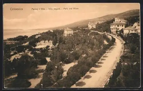 AK Cirkvenica, Park und Villen