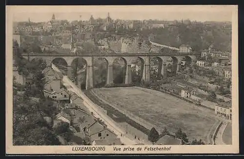 AK Luxembourg, Vue generale prise du Fetchenhof