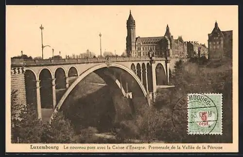 AK Luxembourg, Le nouveau pont avec la Caisse d`Epargne