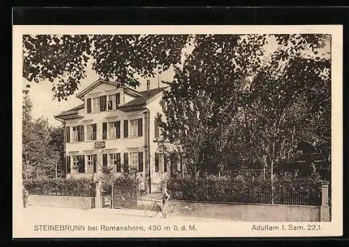 AK Steinebrunn, Blick zum Spital Adullam