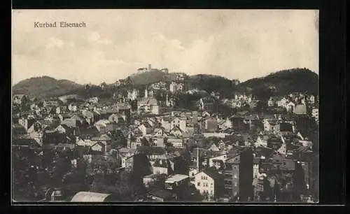 AK Eisenach / Thüringen, Ortsansicht aus der Vogelschau