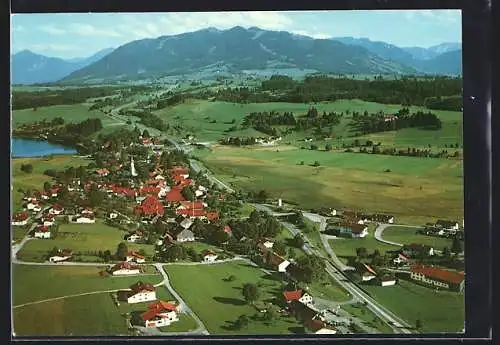 AK Bayersoien /Obb., Teilansicht mit Blick auf Hörndl