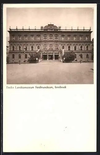 AK Innsbruck, Blick auf das Tiroler Landesmuseum